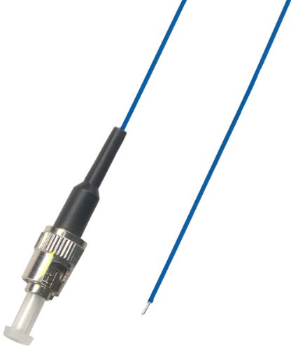 Ultra Spec Cables 10 Pack ST Singlemode 9/125 Simplex Pigtail Fiber Optic 1M - 0.9 mil for Splice