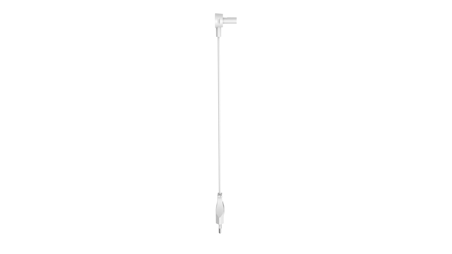 Riteav - (2st) kort strömkabel 0,35 m för SONOS ERA 100 och 300, RAY, ARC, SUB (GEN 3), SUB-mini, AMP, BEAM, PLAY BASE, PLAY5 (GEN 2) – vit (EU)