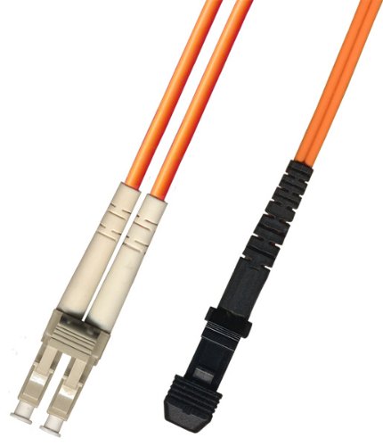 1M Multimode Duplex Fiber Optic Cable (50/125) - LC to MTRJ