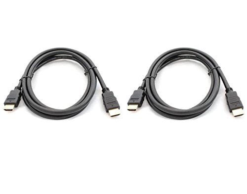 RiteAV - 2 Pack Black 6ft 1.4 HDMI Cable