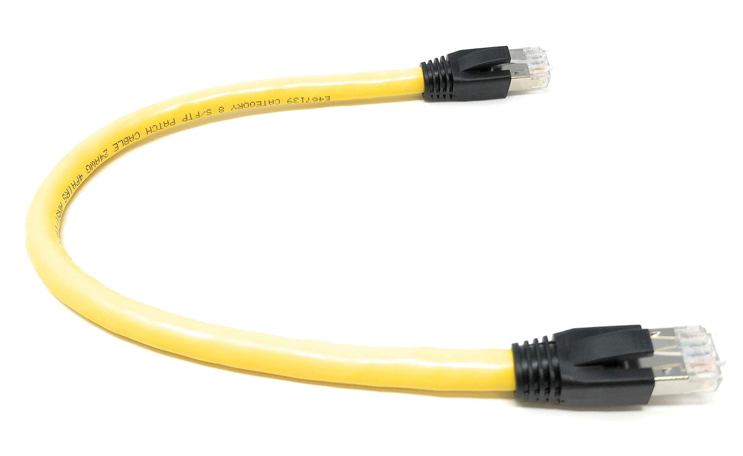 RiteAV - Cat8 Network Ethernet Cable - Yellow - 1ft