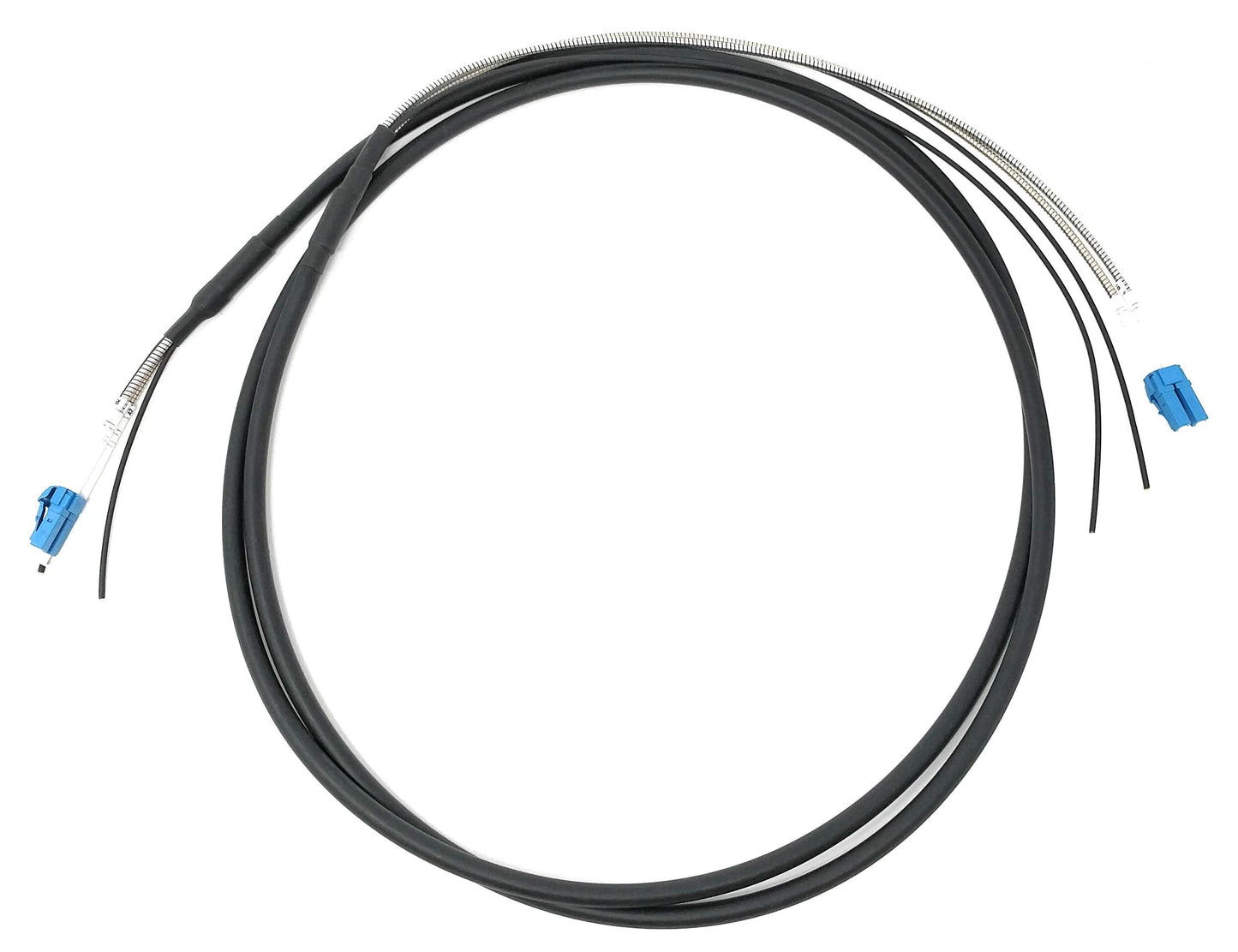 Ultra Spec Cables FTTA/CPRI Waterproof Armored LC-UPC Singlemode Duplex Outdoor Fiber Optic Cable - 5 Meter