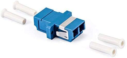 fiberadapter, LWL-adapter/koppling LC/UPC till LC/UPC enkelläge duplex, 5 stycken