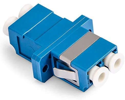 fiberadapter, LWL-adapter/koppling LC/UPC till LC/UPC enkelläge duplex, 5 stycken