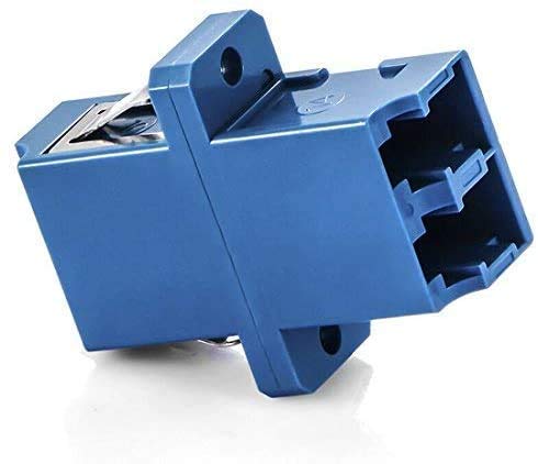 fiberadapter, LWL-adapter/koppling LC/UPC till LC/UPC enkelläge duplex, 5 stycken