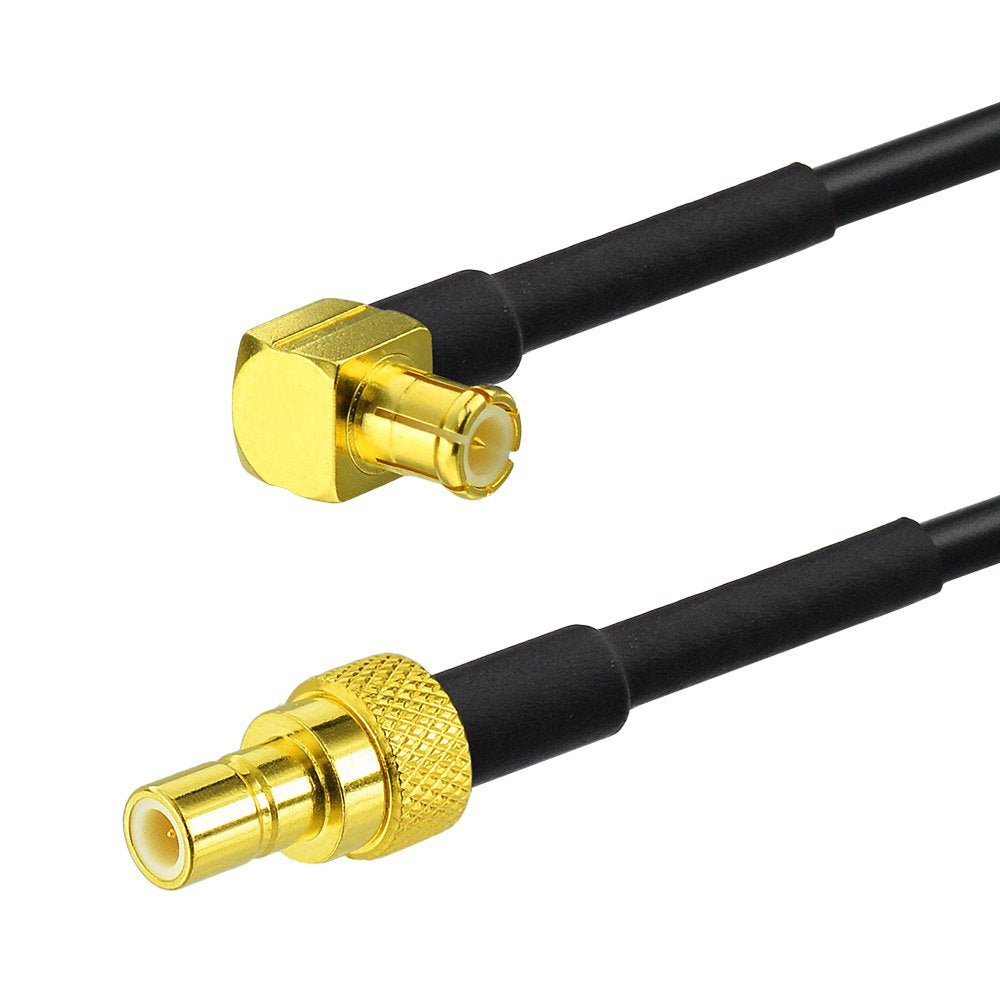 DAB antenn adapter MCX kontakt till SMB-adapter MCX kabel RG174 40 cm 1,3 fot DAB antenn kabel för Blaupunkt Beat TechniSat Pioneer Sony Kenwood Alpine FLEWEG