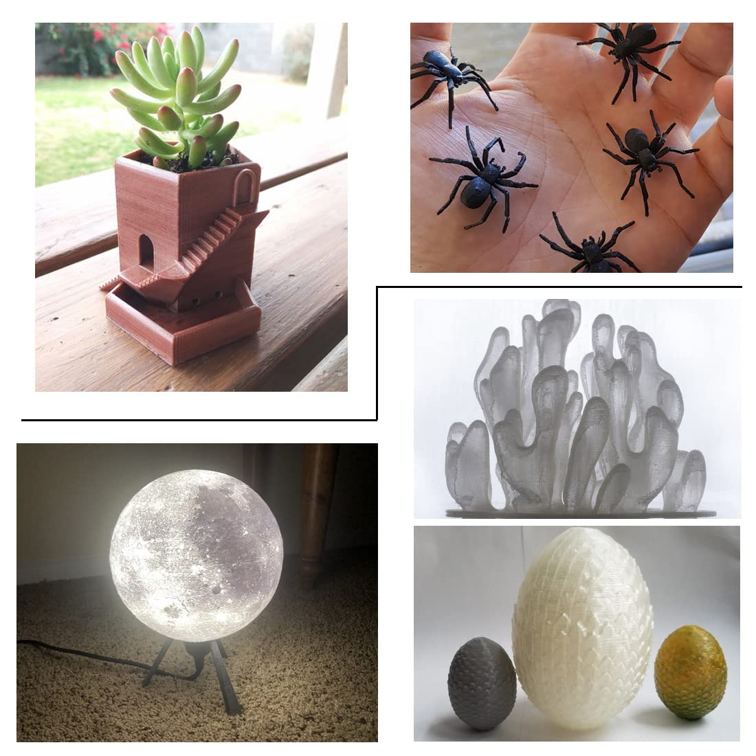 PETG+ 3D-skrivarfilament, PETG+-filament 1,75 mm, dimensionell noggrannhet +/- 0,02 mm, 1 kg spole 3D-skrivarfilament för 3D-skrivare,Genomskinlig