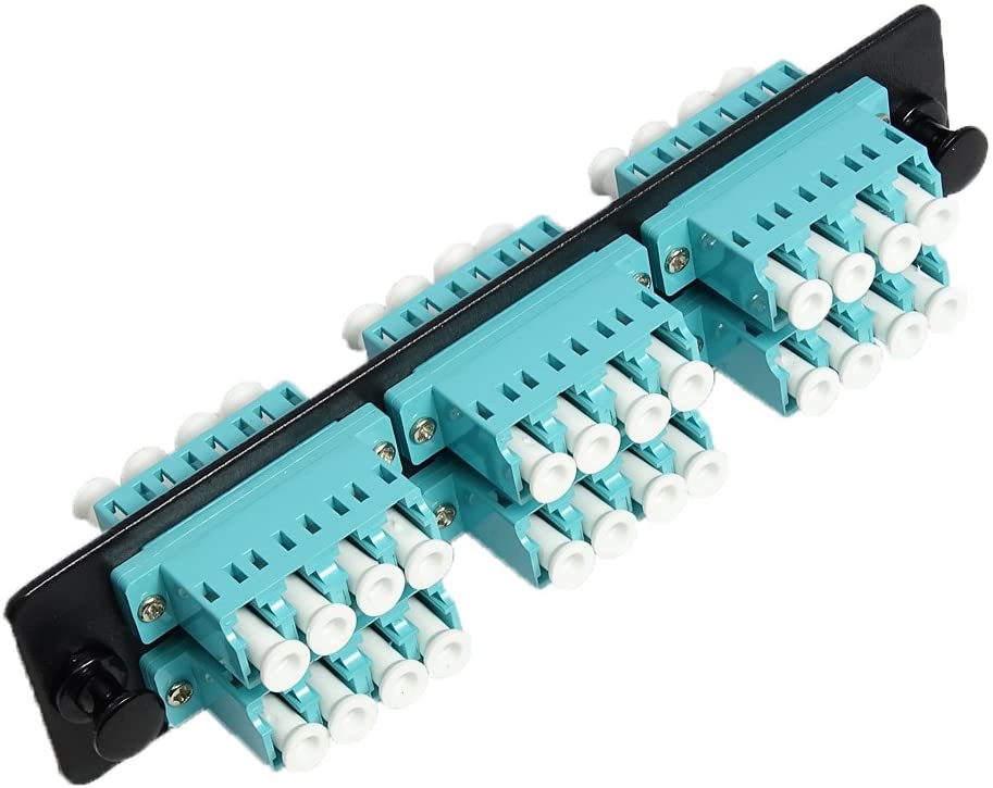 LC - Quad - 6 Port - Adapter Panel - OM3 Multimode