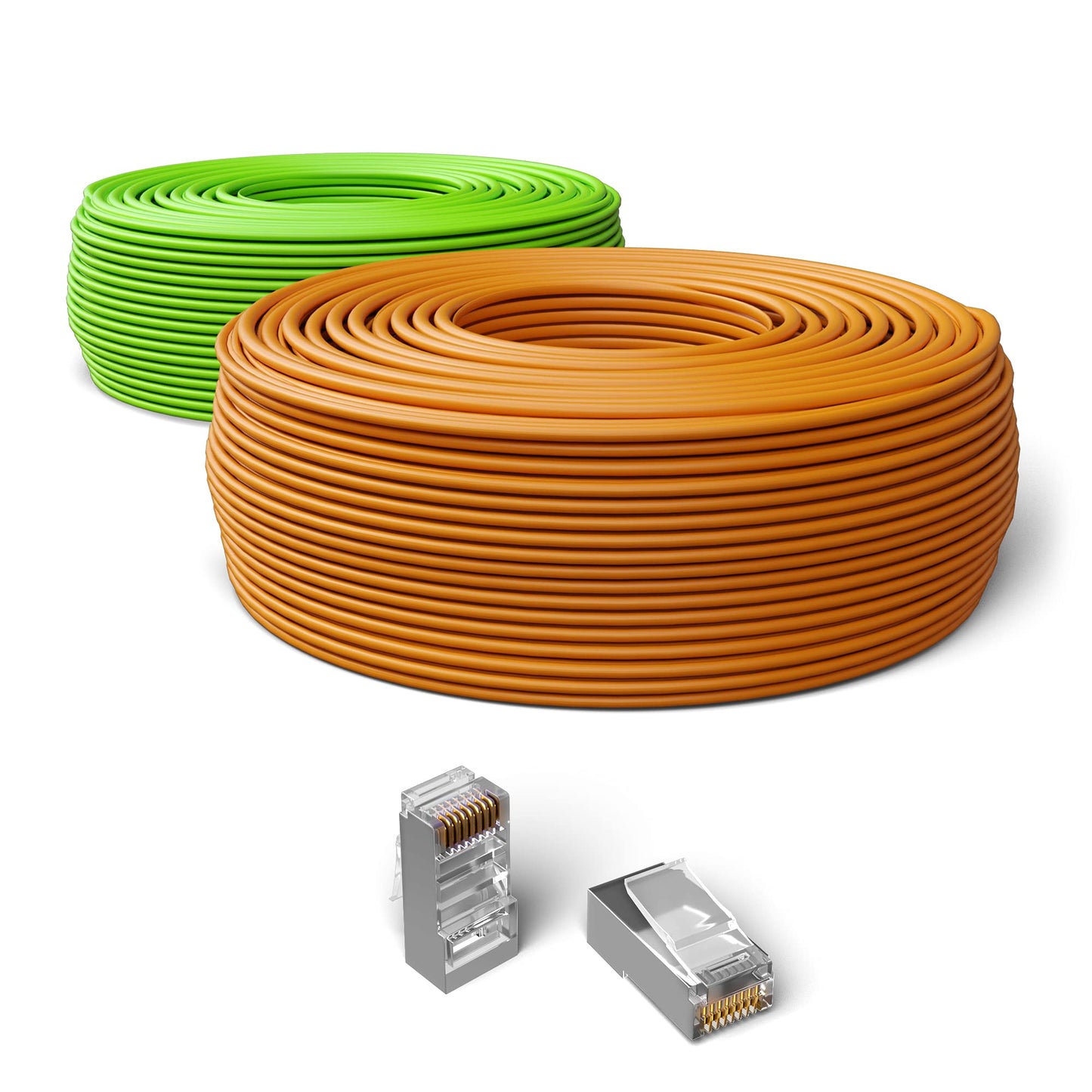 RJ45-kontakter | 8P8C | Modulära Pluggar (100-Delars förpackning, CAT6 STP)