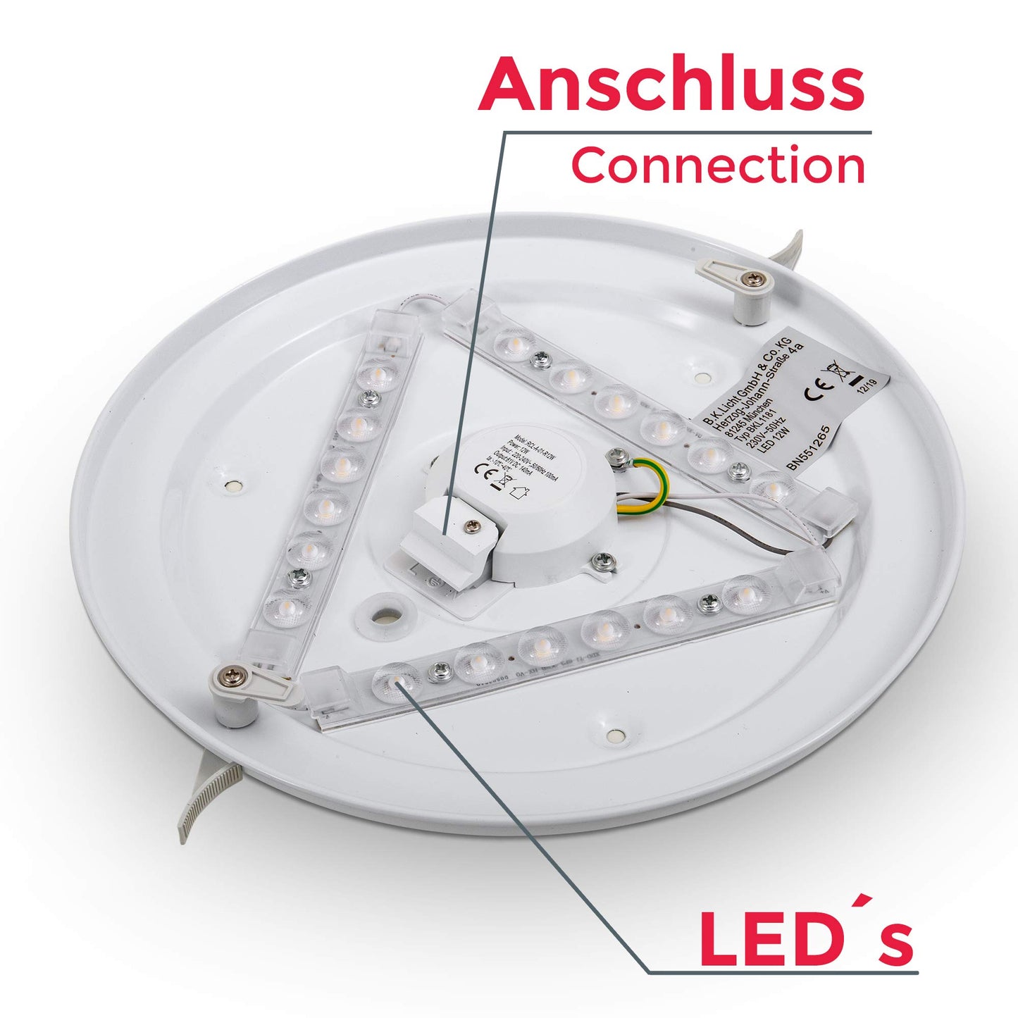 RiteAV I LED taklampa I 12W I 1.200lm I 4.000K neutralvit I IP20 I Ø278 mm