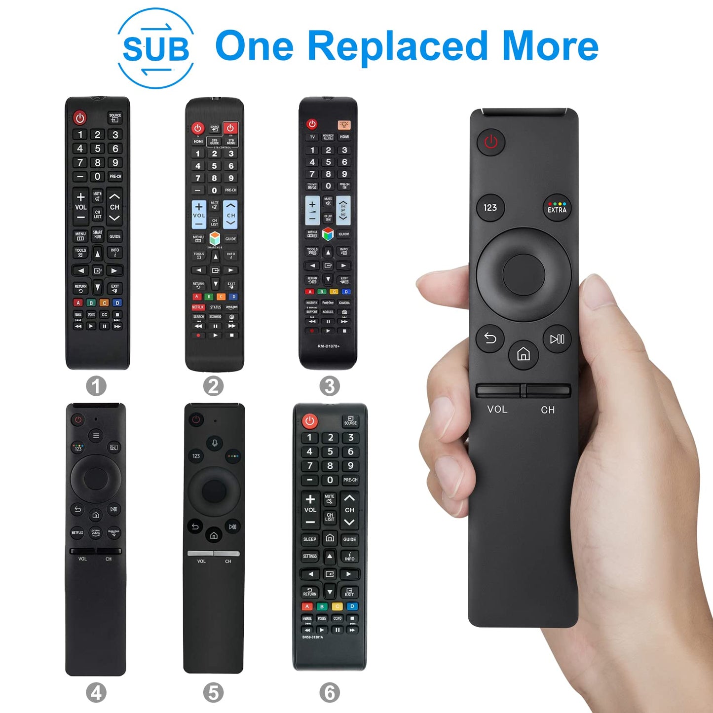 BN59-01260A, BN59-01259B för Samsung, TV-fjärrkontroll, smart-TV, 4K, Ultra HDTV, fjärrkontroll BN59-01259E, BN59-01265A, BN59-01241A, RMCSPK1AP2, TV-fjärrkontroll