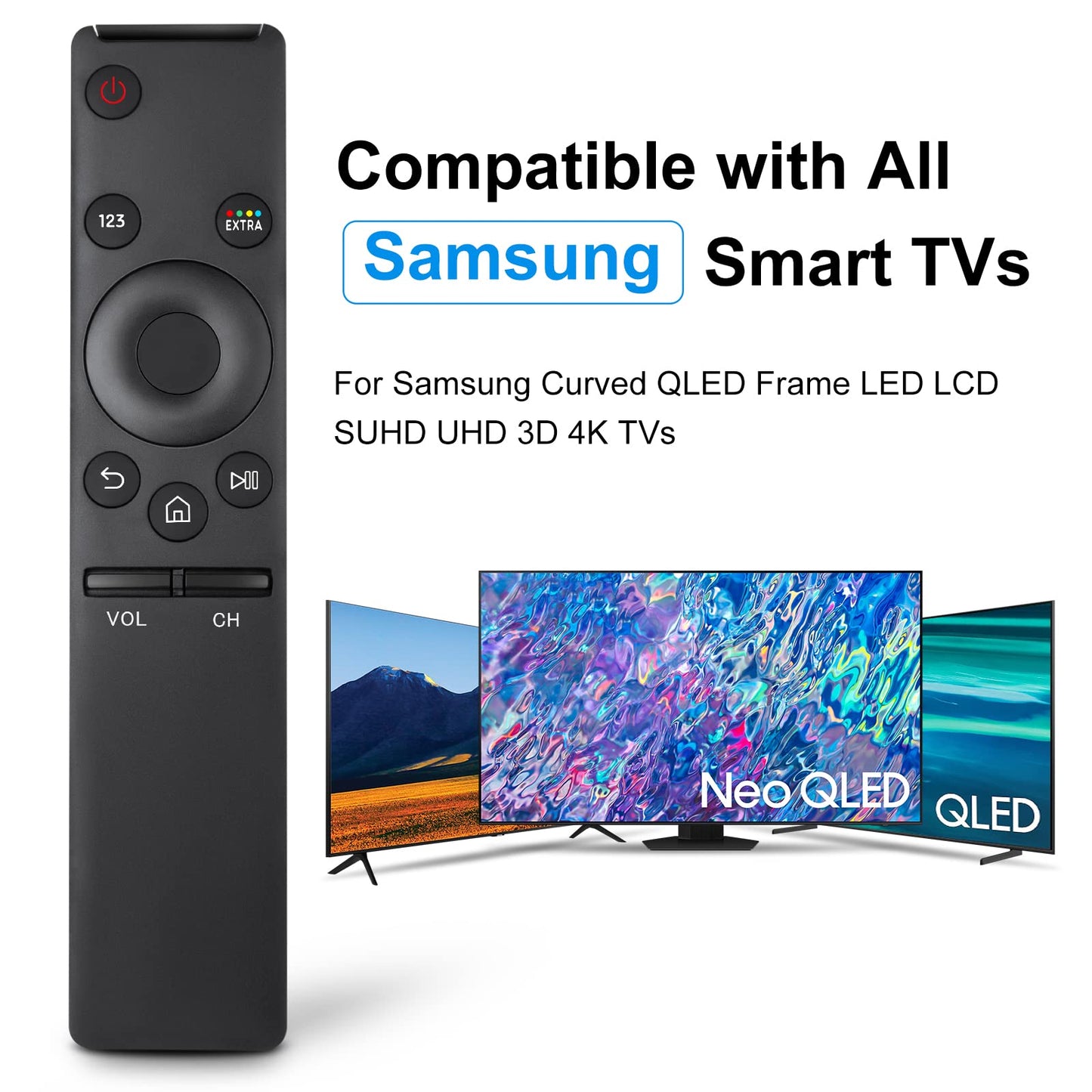 BN59-01260A, BN59-01259B för Samsung, TV-fjärrkontroll, smart-TV, 4K, Ultra HDTV, fjärrkontroll BN59-01259E, BN59-01265A, BN59-01241A, RMCSPK1AP2, TV-fjärrkontroll