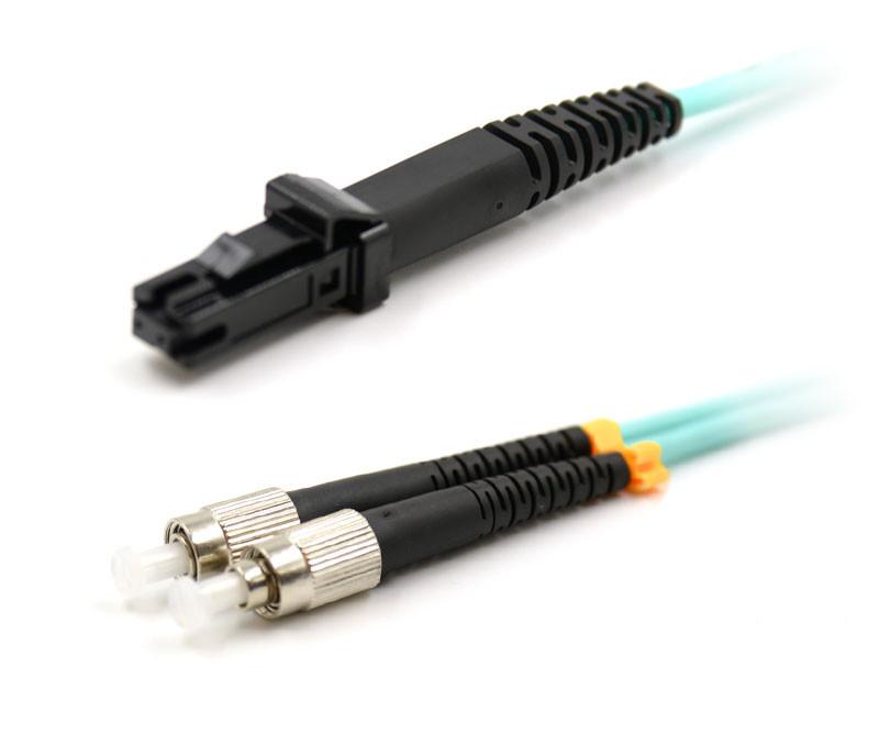 OM4 40G - Multimode (50/125) - Duplex - Fiber Optic Cable - FC to MTRJ- Riser Jacket