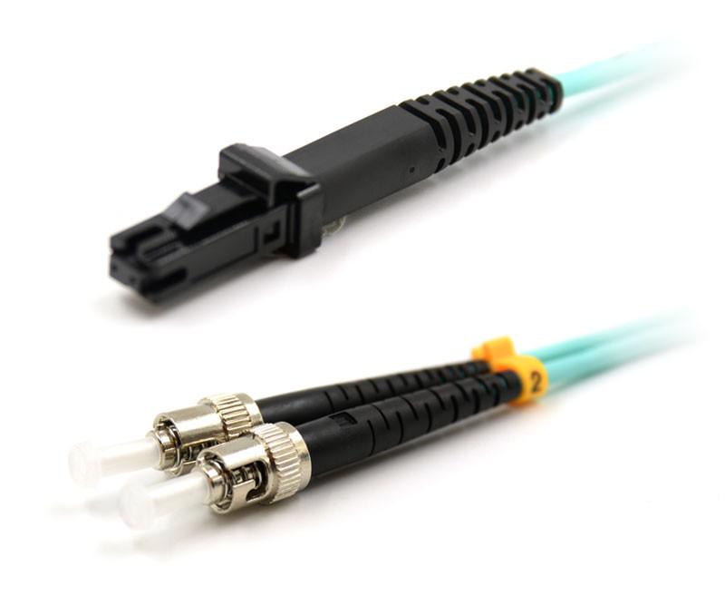 OM4 40G - Multimode (50/125) - Duplex - Fiber Optic Cable - ST to MTRJ- Riser Jacket