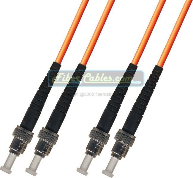 OM1 - Multimode (62.5/125) - Duplex - Fiber Optic Cable - ST to ST- Riser Jacket