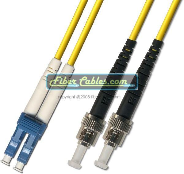 OS2 - Singlemode (9/125) - Duplex - Fiber Optic Cable - LC to ST - Riser Jacket