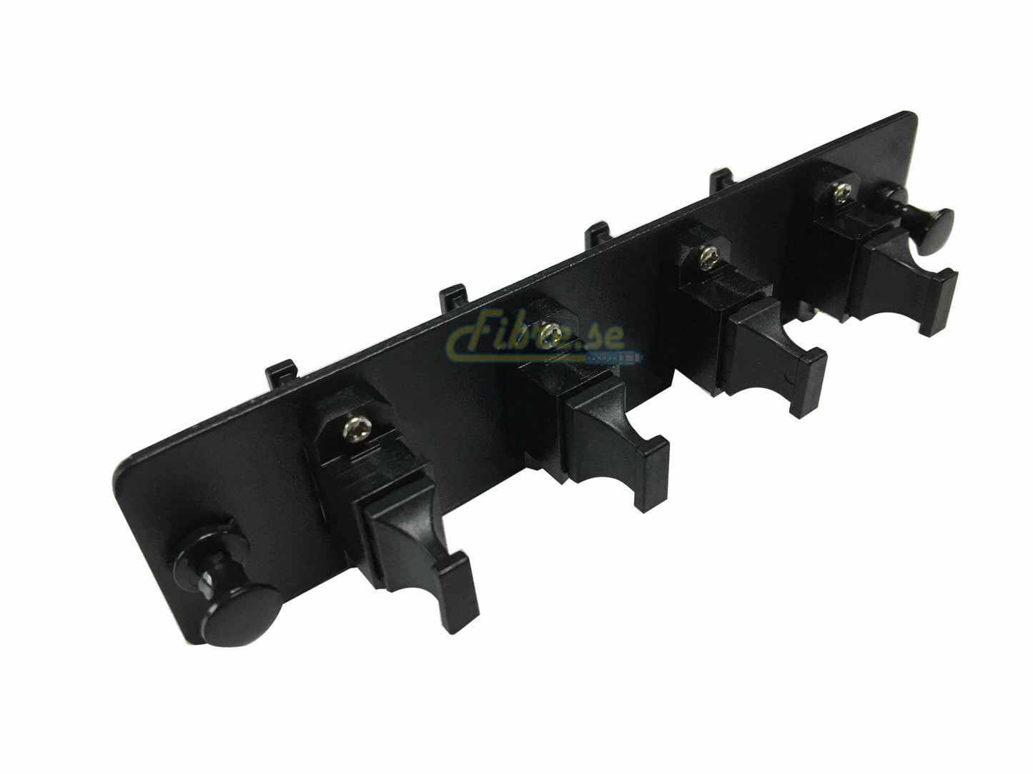 MPO - Simplex - 4 Port - Adapter Panel - Singlemode - Black - Black