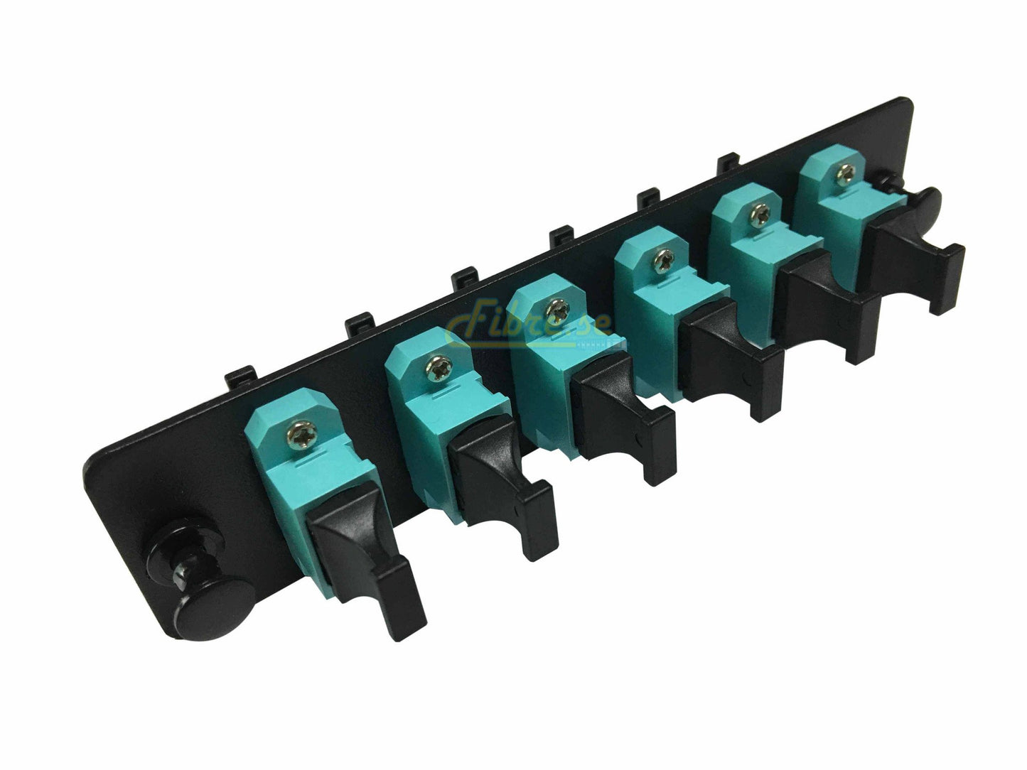 MPO - Simplex - 6 Port - Adapter Panel - OM3 Multimode - Aqua