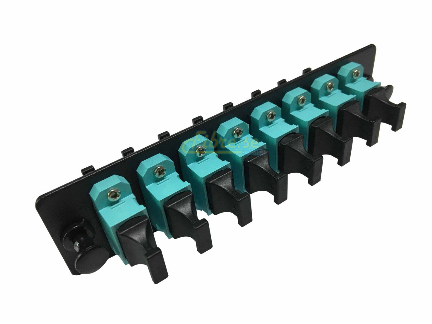 MPO - Simplex - 8 Port - Adapter Panel - OM3 Multimode - Aqua