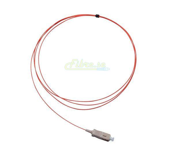 OM1 - Multimode (62.5/125) - Simplex - Fiber Optic Pigtail - SC/UPC - Riser Jacket