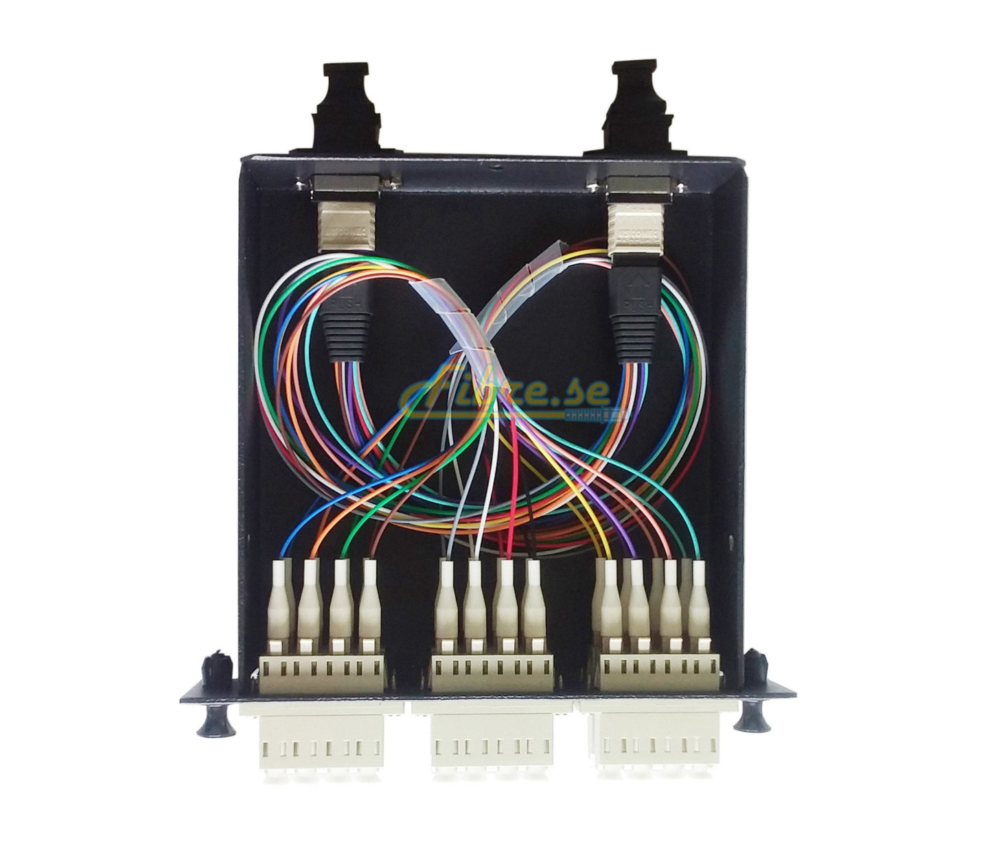 OM1 - Multimode (62.5/125) - 24 Fiber MTP (female) to LC Duplex Cassette, Loaded