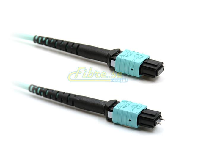 OM3 - 10G Multimode (50/125) - 12 Strand - Fiber Optic Cable - MPO to MPO - LSZH