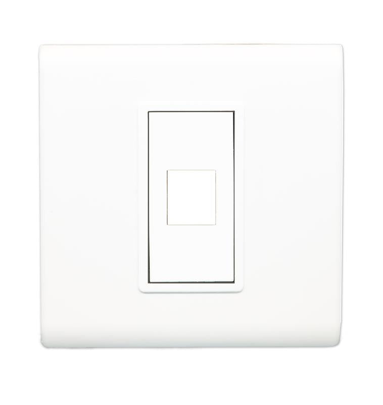 1 Gang DecorU 4 Cat6 Gray on