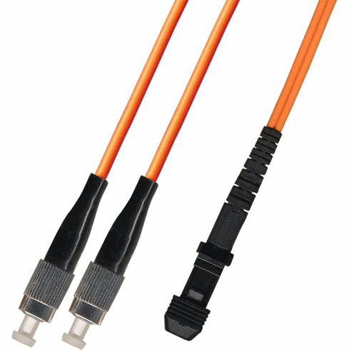0.3m ( 1FT ) FC-MTRJ Duplex Multimode Fiber Optic Cable 62.5/125 Riser