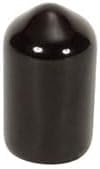 RiteAV - Fiber Optic Dust Caps for Fiber Bulkheads - 100 caps - (ST Mutlimode or Singlemode) (Black)