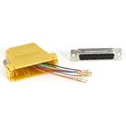 Ultra Spec Cables Yellow DB25 Male to RJ45 Modular Adapter