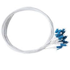 RiteAV - Singlemode 9/125 LC/UPC Fiber Pigtail, for Fusion Splice ( 1 Meter ) Unjacketed (0.9 mm Tight Buffer) (720)