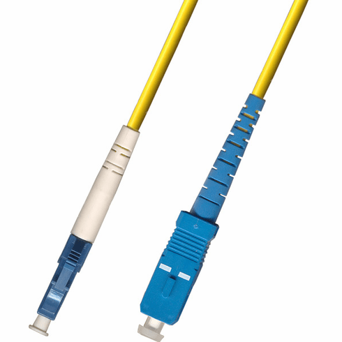 150M LC-SC Simplex Singlemode Fiber Optic Cable 9/125 Plenum