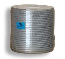 RiteAV Bulk Raw 6C 28 AWG Flat Modular Silver Satin Cable (No Ends) - 1000FT