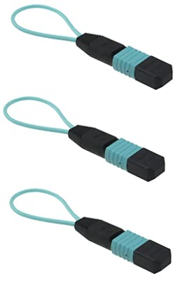 RiteAV - MPO/MTP Loopback Test Cable - Multimode (OM2 OM3 OM4) 10GB 40GB 100GB - 3 Pack
