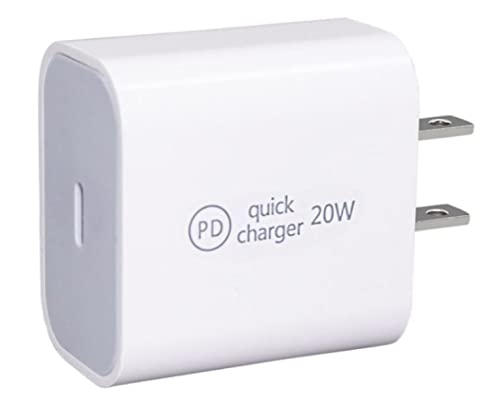 RiteAV USB C 20W PD 3.0 Universal Quick Charger for Smartphones and Type C Devices (1 Pack)