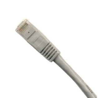 15 Ft (15ft) Cat5e Ethernet Network Patch Cable RJ45 (10 Pack) Gray