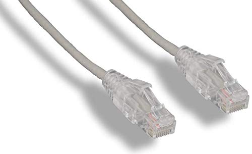 RiteAV - Ultra Slim, Fluke Tested Cat 6A High Density Network Ethernet Cable - Gray - 0.5ft (10 Pack)