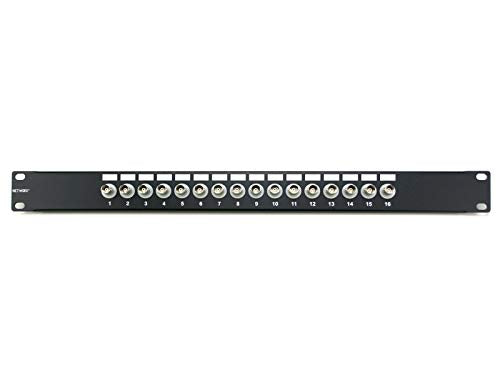 19" 1 & 2 Ru Coaxial Patch Panels  (BNC / F Connector Female to Female)