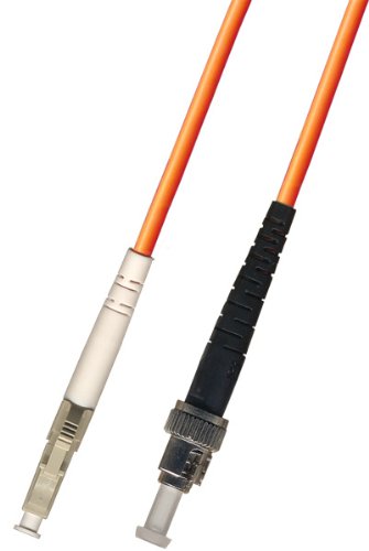 1M - Multimode Simplex Fiber Optic Cable (50/125) - LC to ST