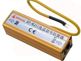 RiteAV - RJ11/RJ12 Outdoor Telephone/Modem Surge Protector (Shielded) for Thunder & Lightning Protection