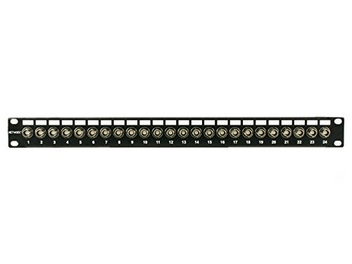 19" 1 & 2 Ru Coaxial Patch Panels  (BNC / F Connector Female to Female)