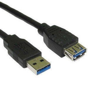 3 Foot USB 3.0 A Male to A Female Extension Cable Cord for Keyboard Mouse PlayStation Xbox Printer Digital Camera and More