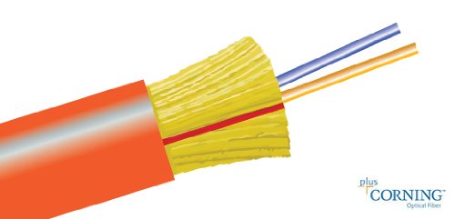 200FT Bulk Fiber Optic Cable Multimode 62.5/125 Duplex 200 ft