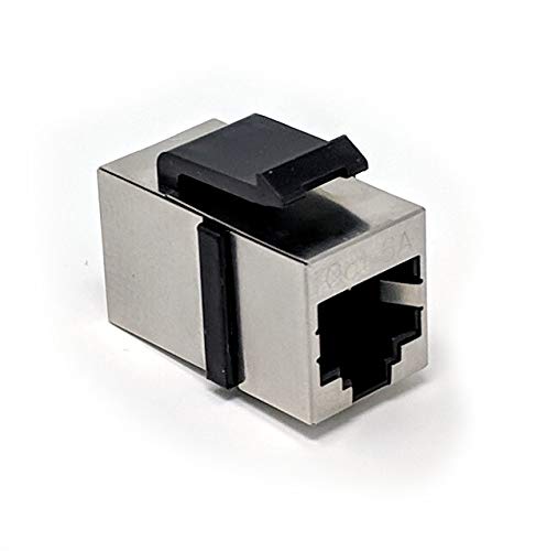 RiteAV - RJ45 Female to Female STP CAT.6A Keystone Coupler, Shielded (10GB)