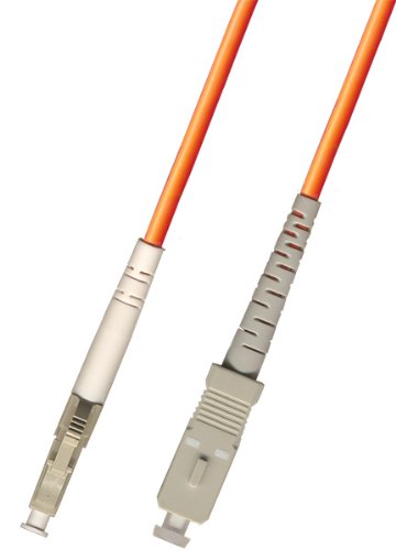 1M - Multimode Simplex Fiber Optic Cable (50/125) - LC to SC