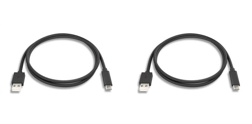 RiteAV USB 2.0 Type C Male to A Male Cable 6 inches - 2 Pack