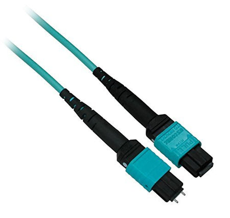 Ultra Spec - MTP 10Gb 50/125 OM4 Multimode Fiber Optic Cable Plenum (OFNP) 8 Strand Fiber - 2 Meter Male to Female Type A