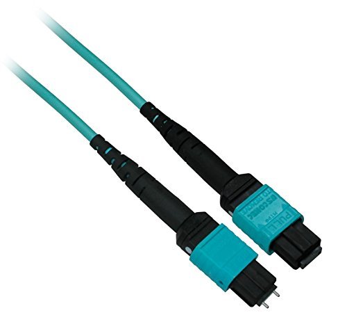 Ultra Spec - MTP 10Gb 50/125 OM4 Multimode Fiber Optic Cable Plenum (OFNP) 8 Strand Fiber - 10 Meter Male to Female Type A