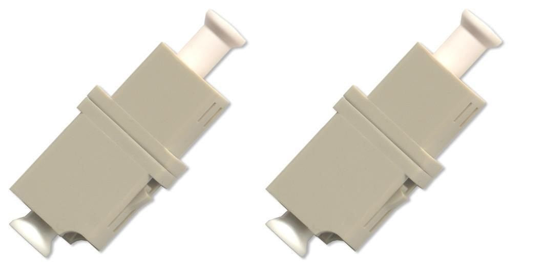 RiteAV 2 Pack LC-LC Fiber Optic Adapter Multimode Simplex Coupler Female F/F