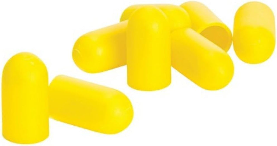 RiteAV - Fiber Optic Dust Caps for Fiber Bulkheads - 50 caps - (ST Multimode or Singlemode) (Yellow)